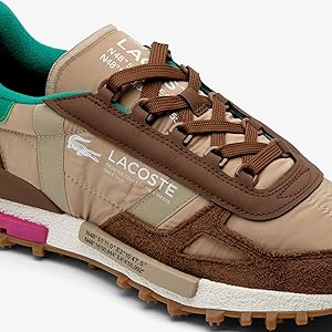 Lacoste Urban Street Trail Sneaker – Brown/Green Multi