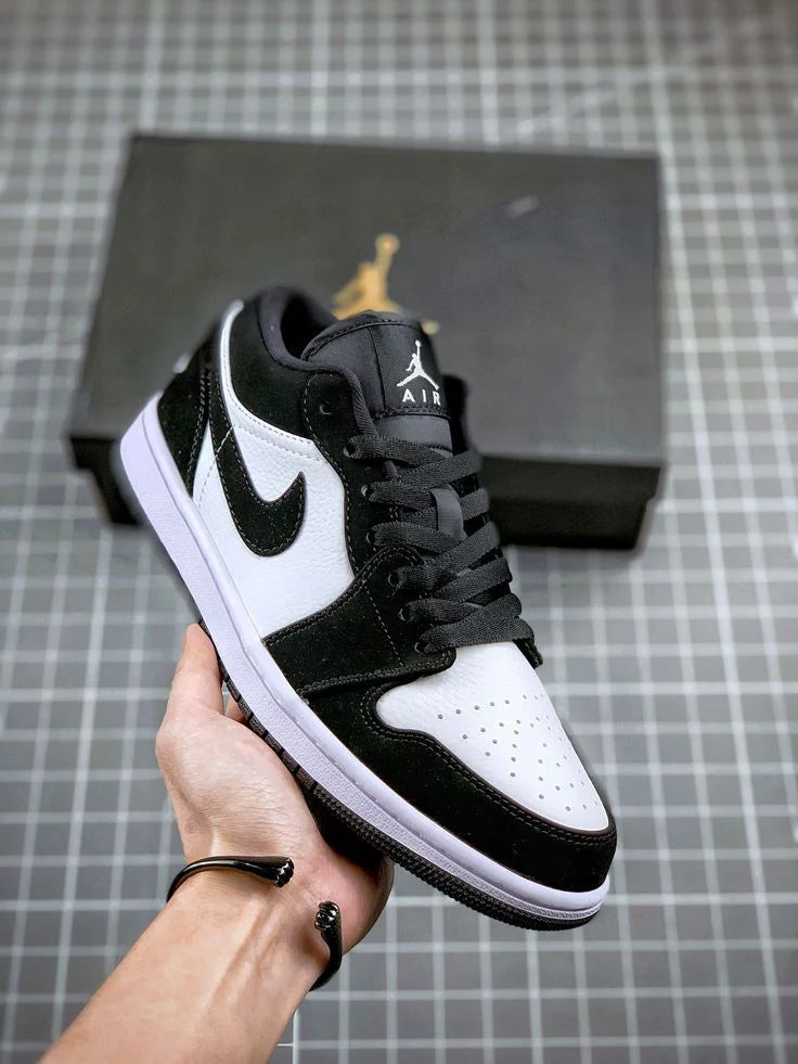Air Jordan 1 Low “Black & White Suede”