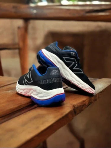 New Balance Fresh Foam Running Shoes – Black/Blue